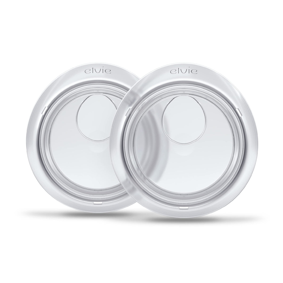 Elvie Catch empaque frontal mostrando copas y beneficios para comodidad