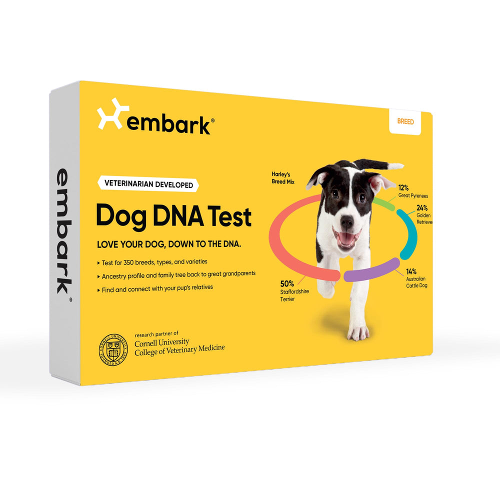 Embark frente del empaque del kit mostrando el contenido y facilidad de uso