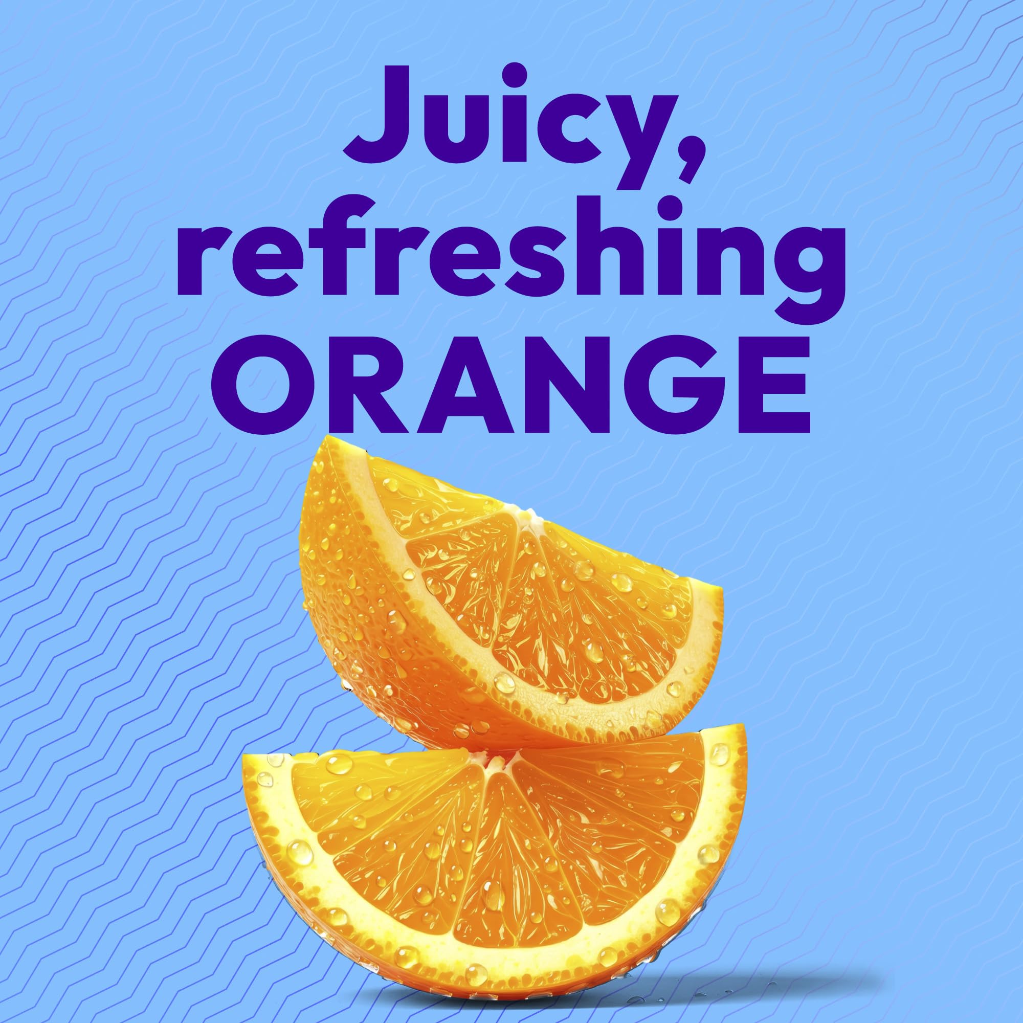 Vaso con bebida Emergen-C Super Orange listo para tomar, Emergen-C ofrece sabor cítrico refrescante