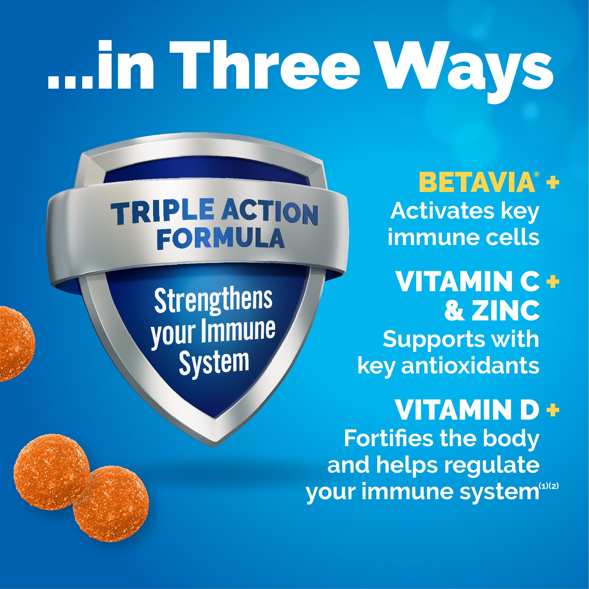 Emergen-C detalle de etiqueta con lista de vitaminas y minerales