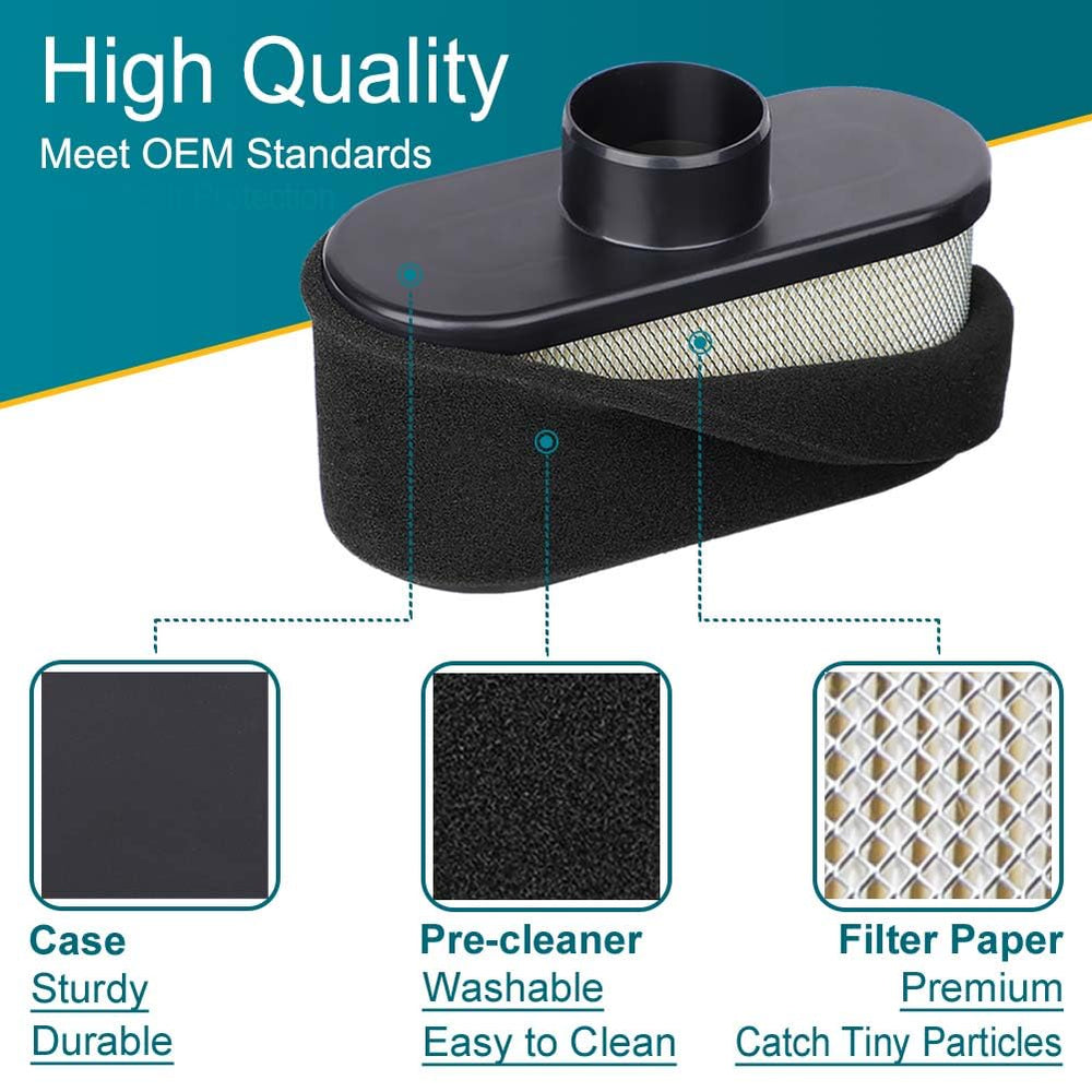 Emmawin comparación de tamaño del filtro con equivalente OEM asegurando ajuste perfecto