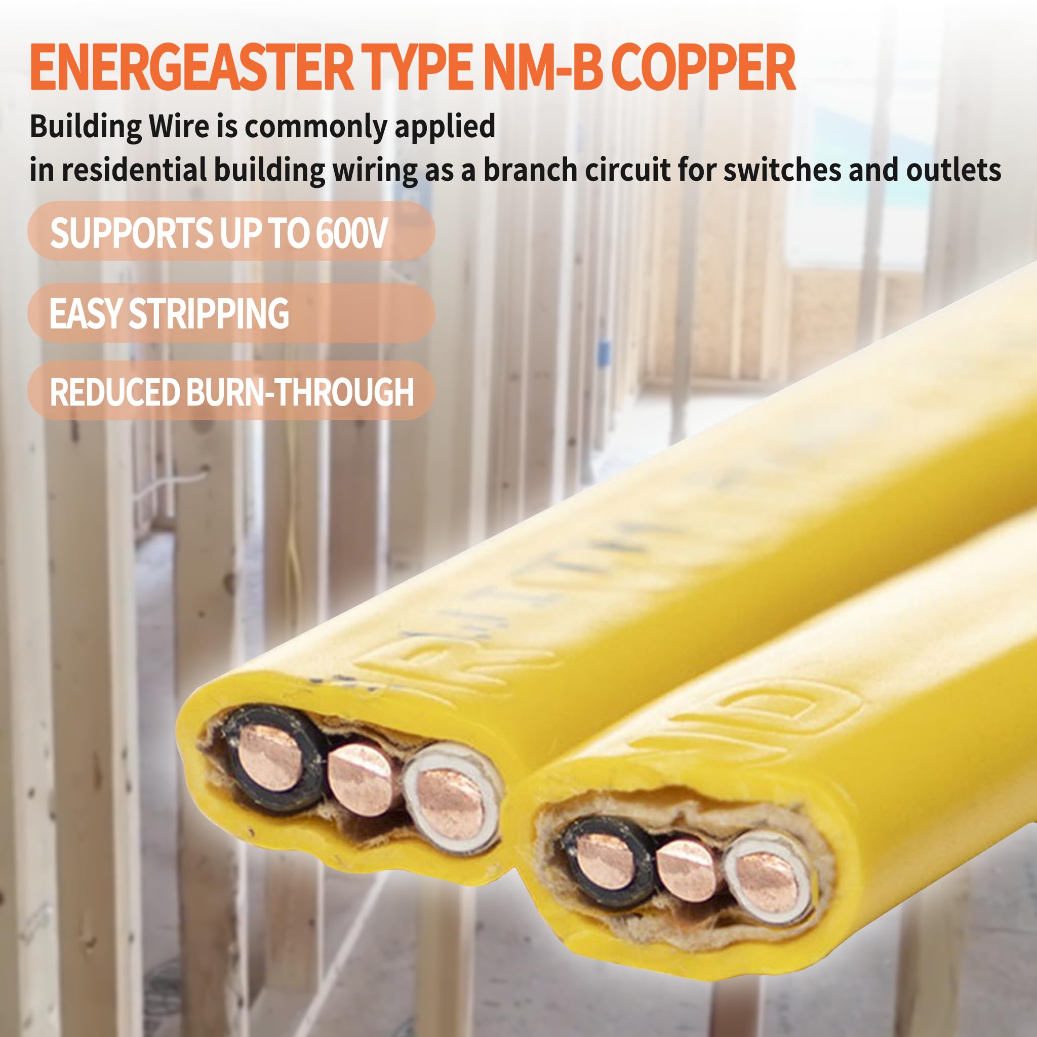 Energeaster cable instalado en ambiente vivienda apropiado para uso interior