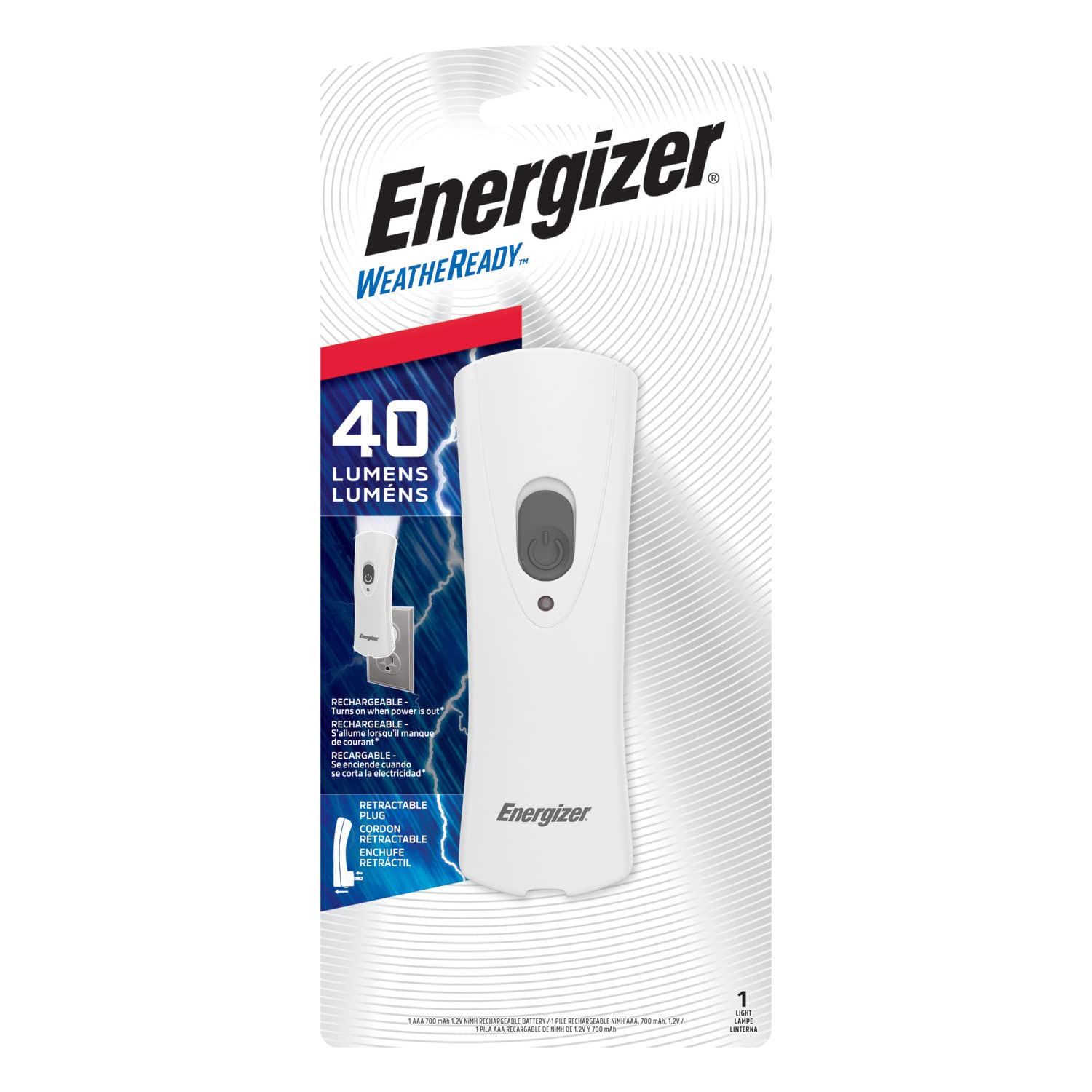Energizer haz luminoso iluminando distancia hasta 30 metros