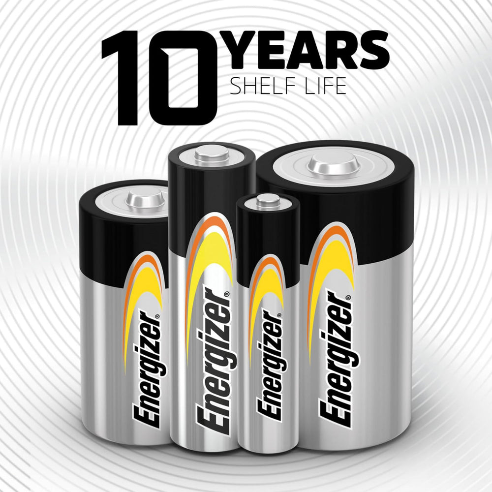 Energizer D batteries in original box ready for long-term storage and preparedness