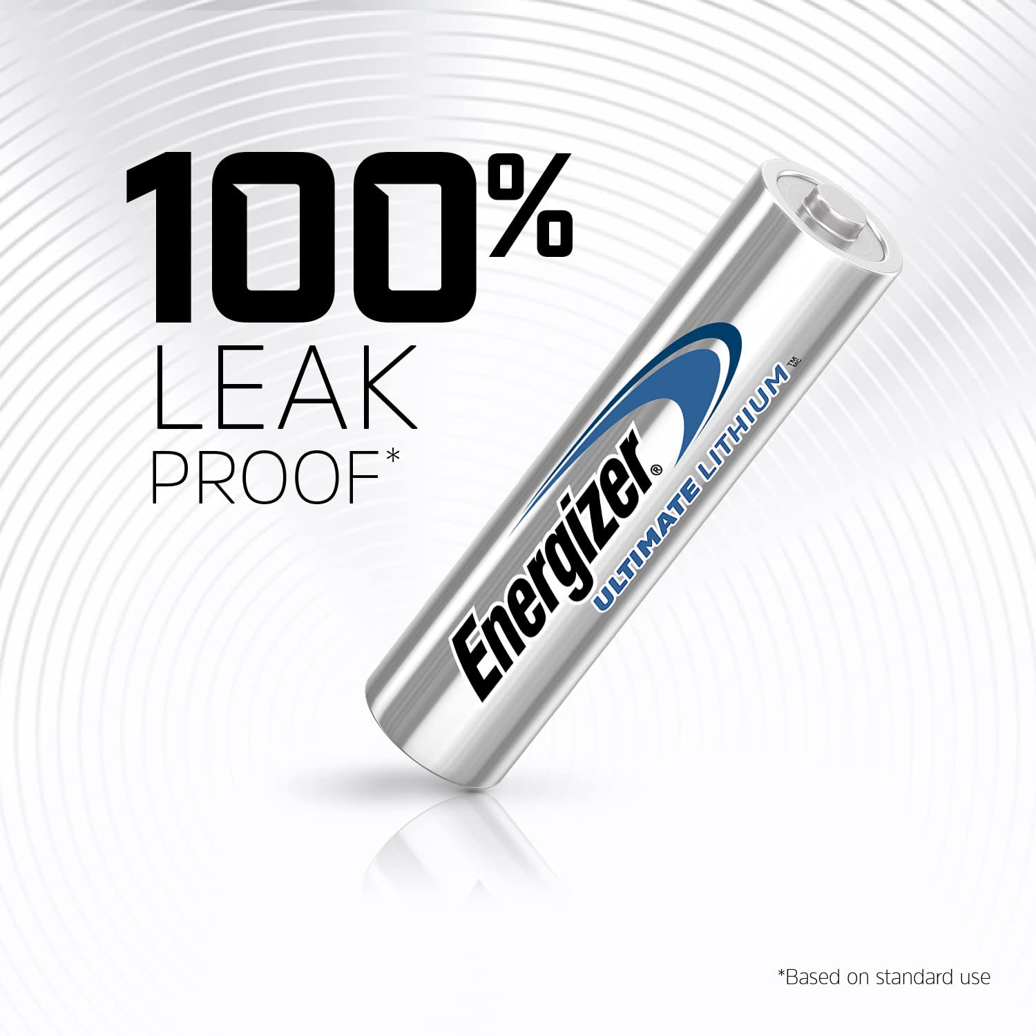 Energizer etiqueta con especificaciones resaltando rango térmico amplio