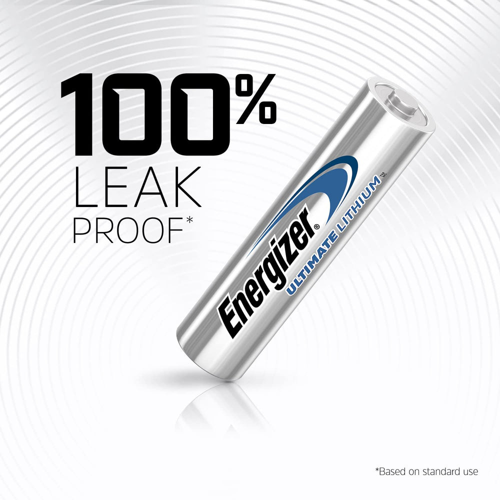 Energizer etiqueta con especificaciones resaltando rango térmico amplio