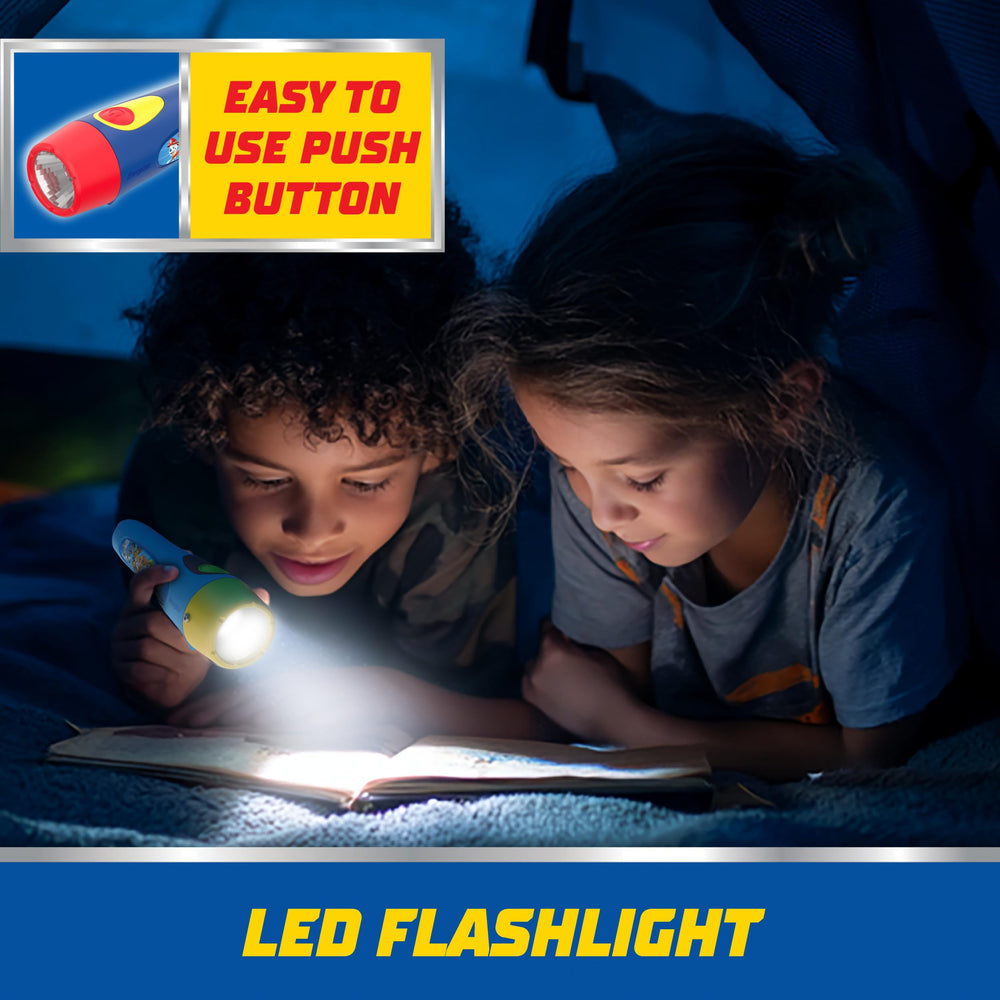 Energizer PAW Patrol detalle del botón fácil de usar para manos pequeñas