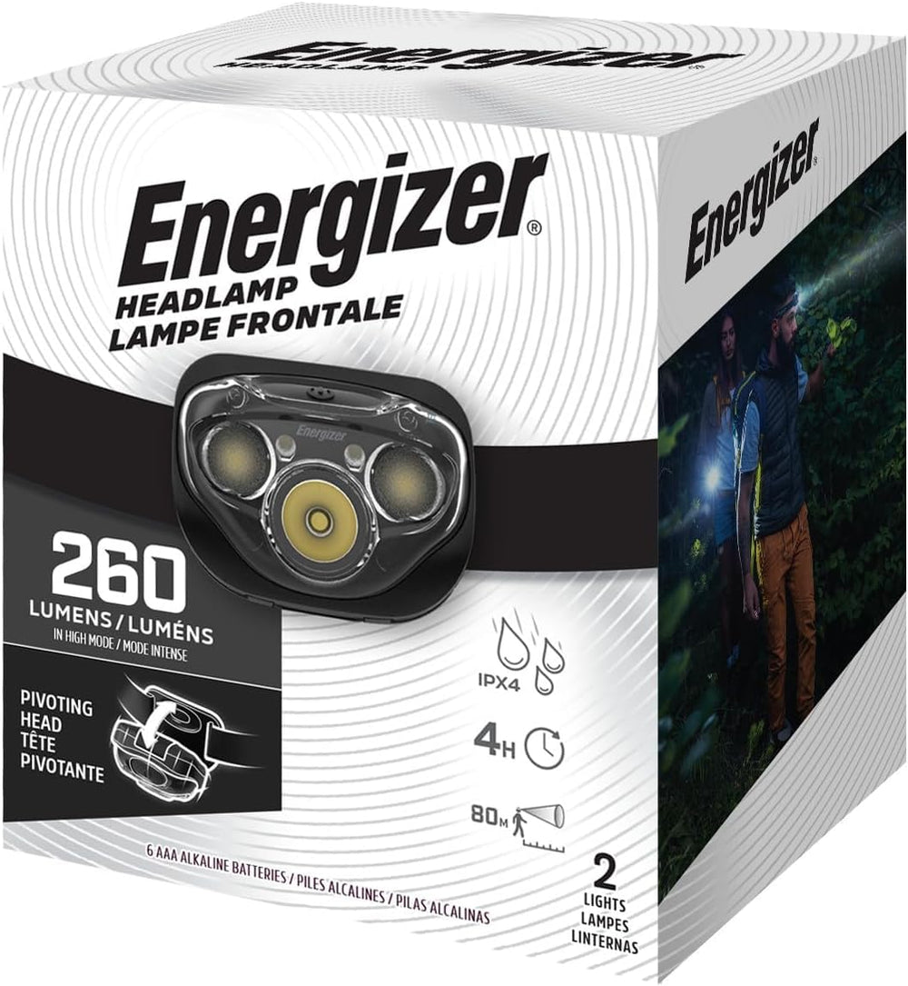 Energizer comparación de tamaño con pilas AAA para referencia de escala
