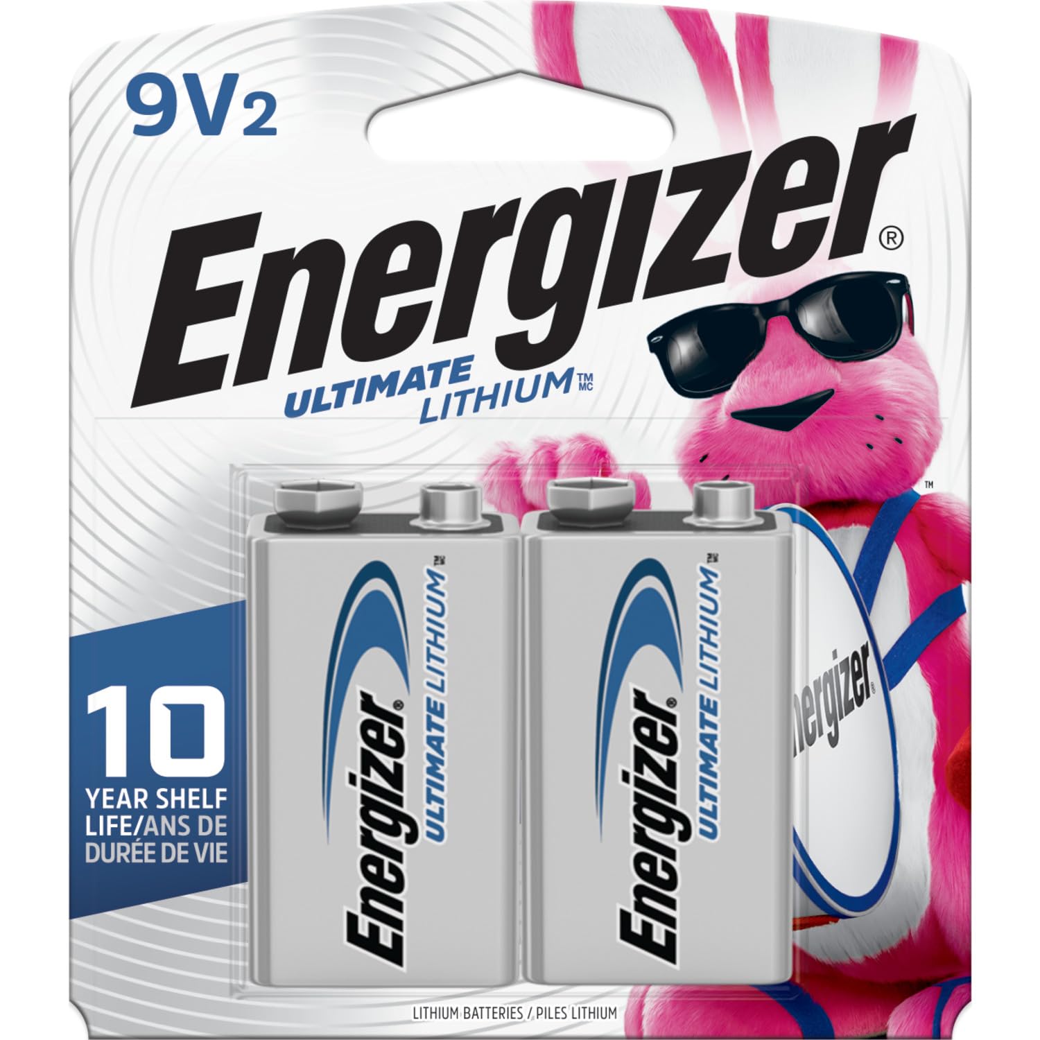Energizer 9V almacenadas en caja, conservación hasta 10 años