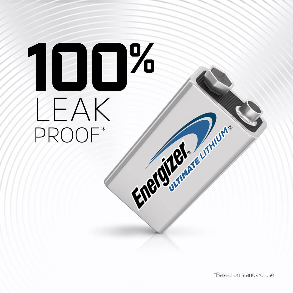 Energizer comparación de peso 9V, diseño más ligero