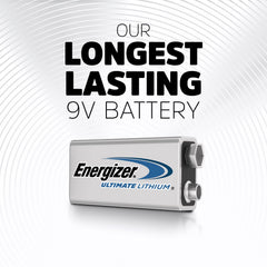 Energizer primeros planos de terminales 9V, conexión fiable