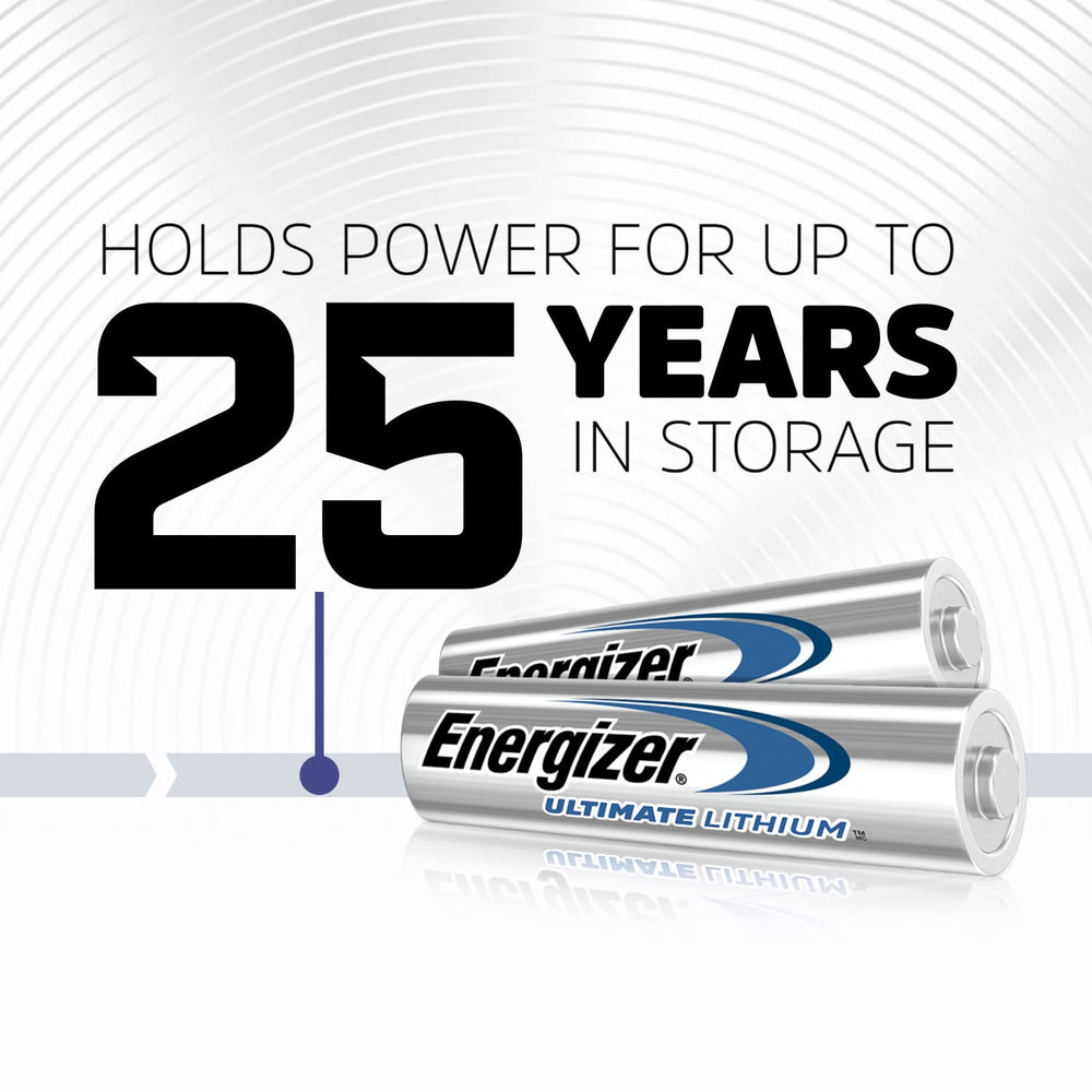 Energizer pila Ultimate Lithium AA instalada en cámara, rendimiento fotográfico fiable