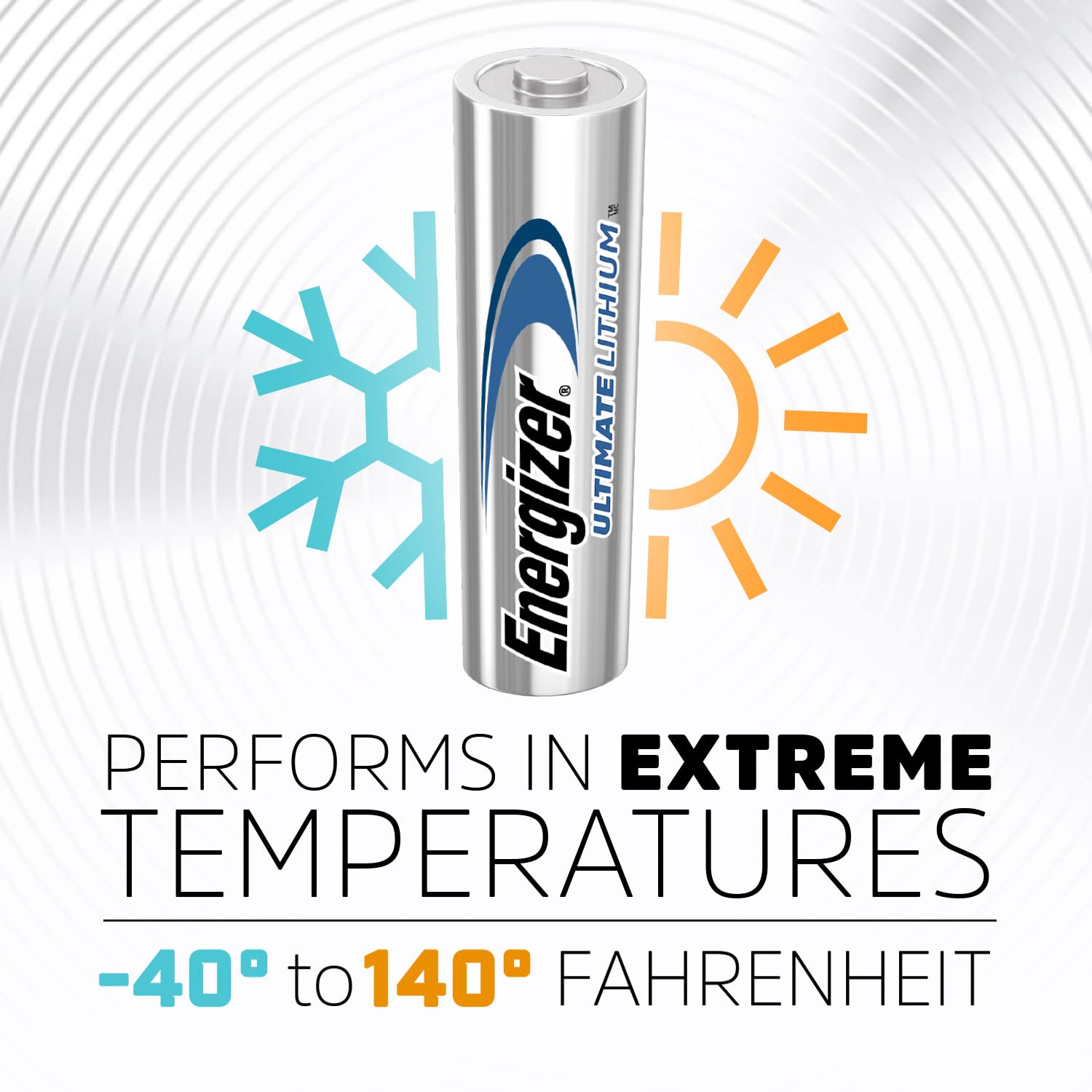 Energizer etiqueta del producto con especificaciones y advertencias claras