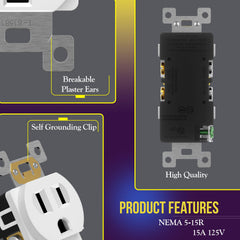 ENERLITES primer plano de carcasa PCT, resistencia a impactos