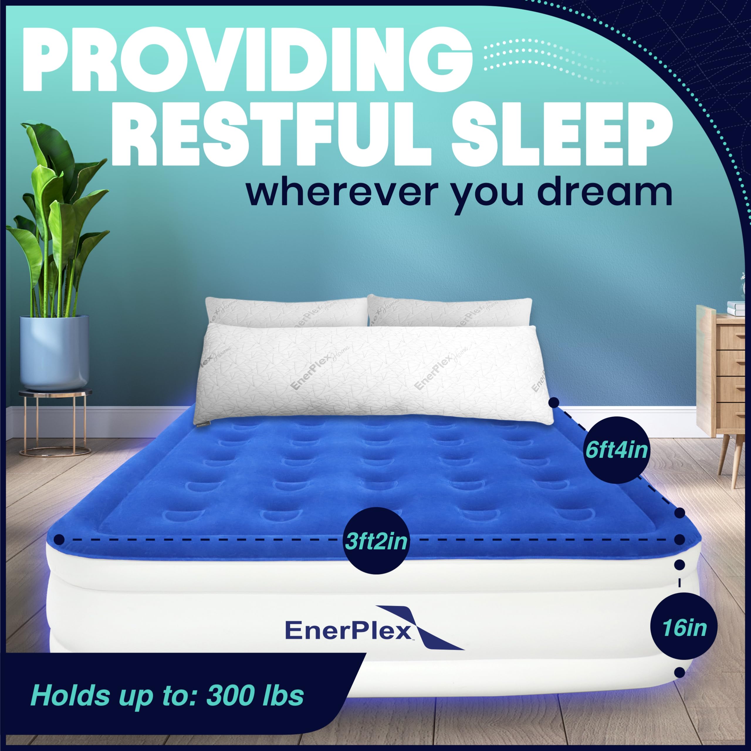 EnerPlex perfil de 16 pulgadas que facilita acceder y levantarse con comodidad