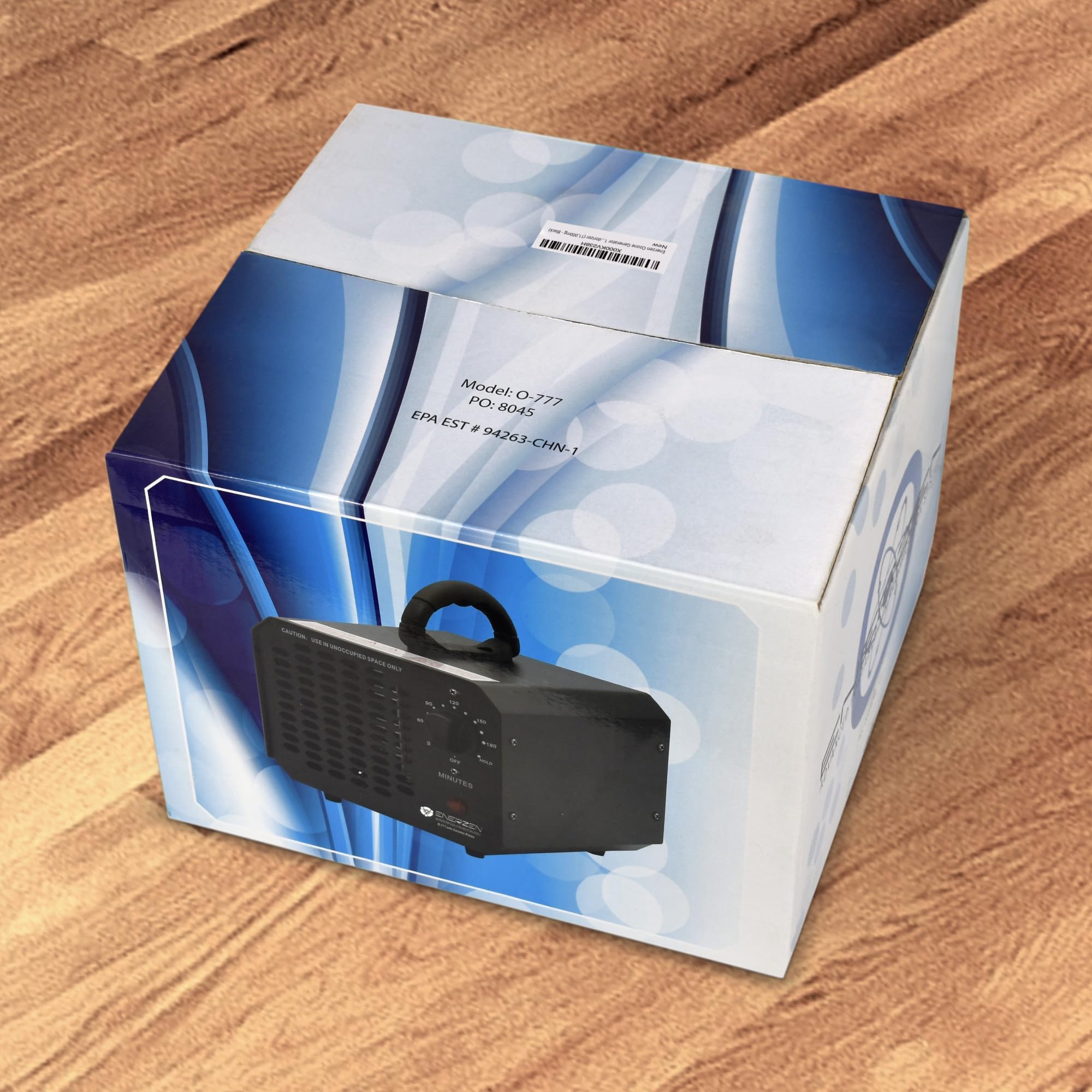 Enerzen embalaje listo para envío protegiendo el generador