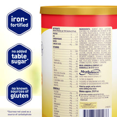 Enfamil etiqueta de ingredientes enfocada para lectura clara de componentes