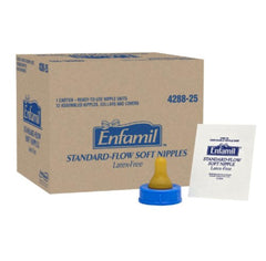 Enfamil tetina frontal en empaque mostrando presentación y utilidad
