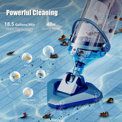Enhulk PC10 telescopic pole extended demonstrating reach and ergonomic advantage