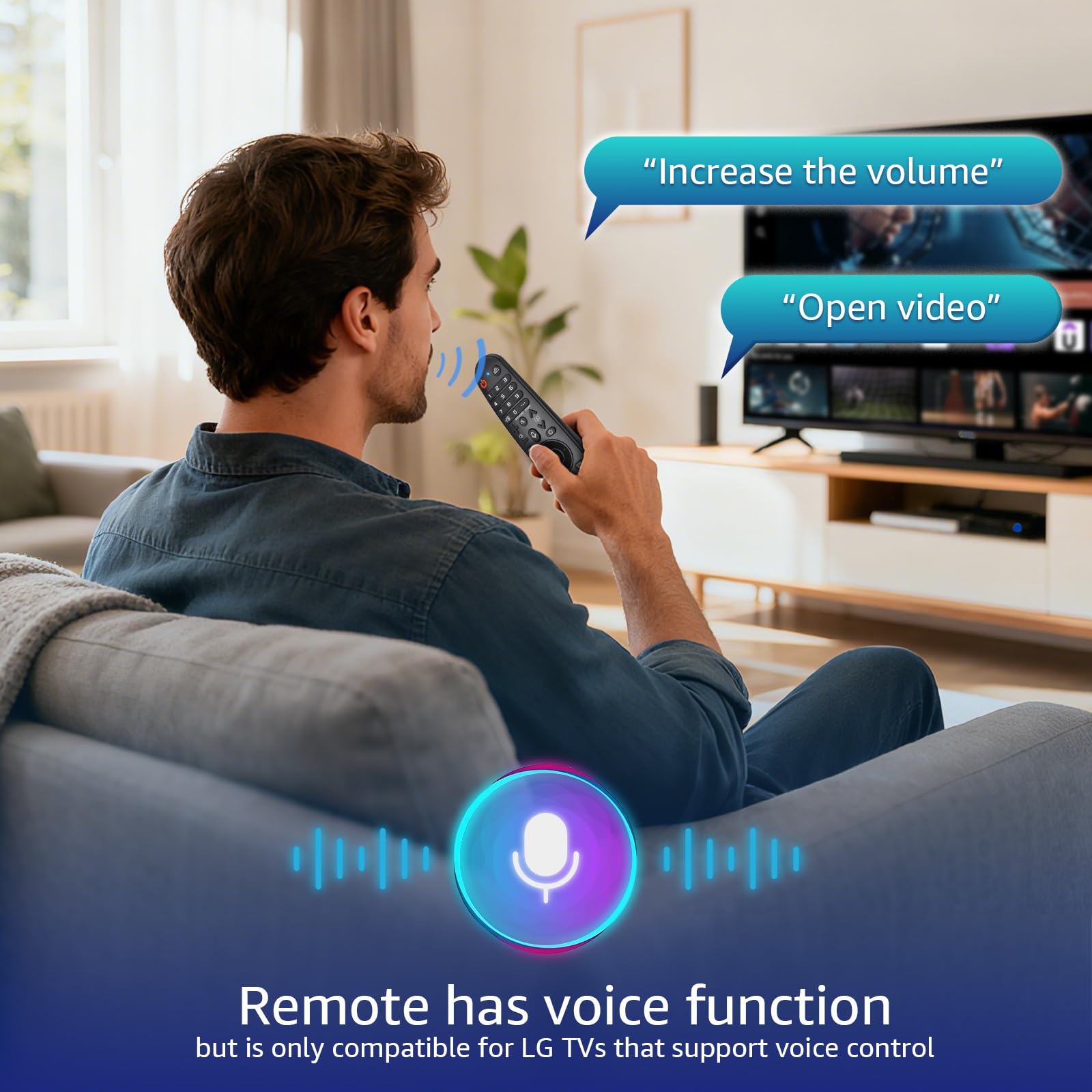 ENJOYLink mando emparejando con TV LG, conexión sencilla y emparejado rápido