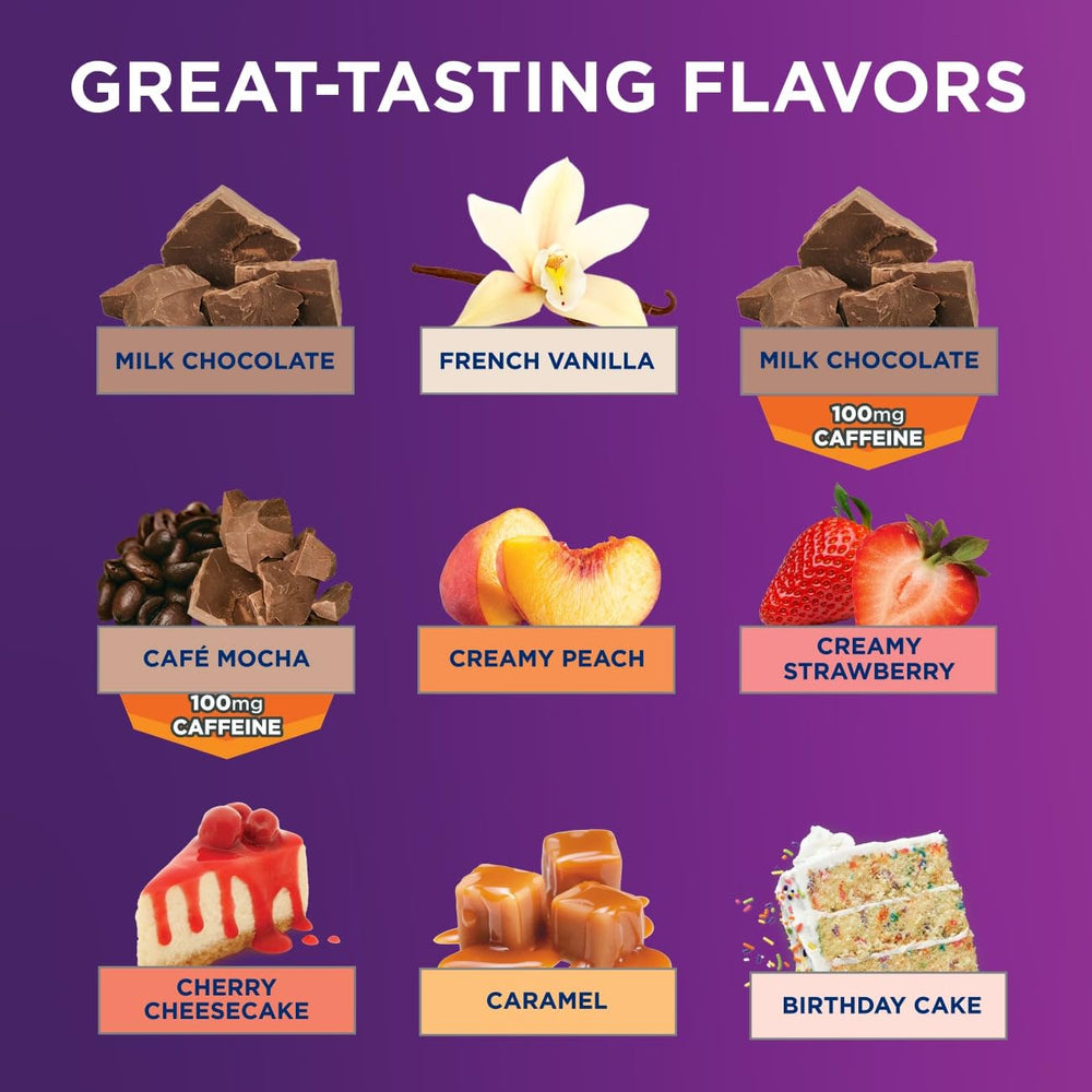 Ensure bottle on kitchen table showing on-the-go nutrition and satisfaction