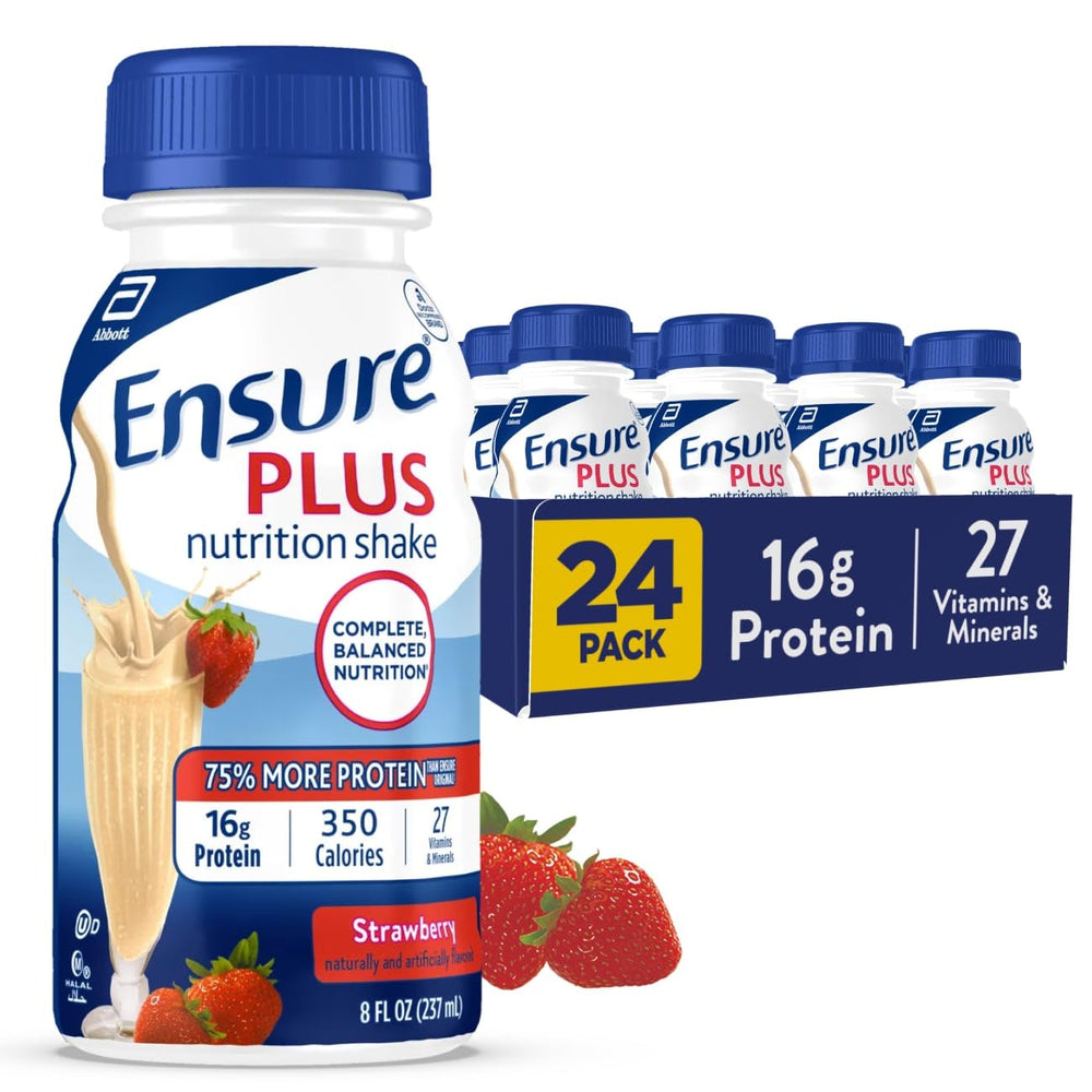 Ensure Plus fresa envase frontal mostrando diseño y facilidad de uso