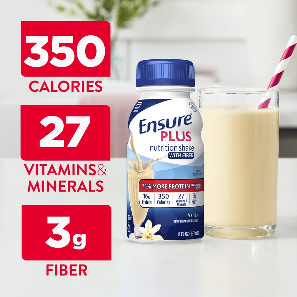 Ensure Plus en smoothie casero añadiendo calorías y proteína