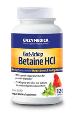 Enzymedica bote frontal mostrando etiqueta y beneficio digestivo