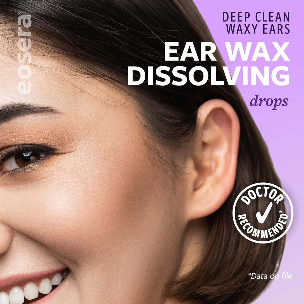eosera Ear Wax MD viales monodosis alineados para aplicación segura