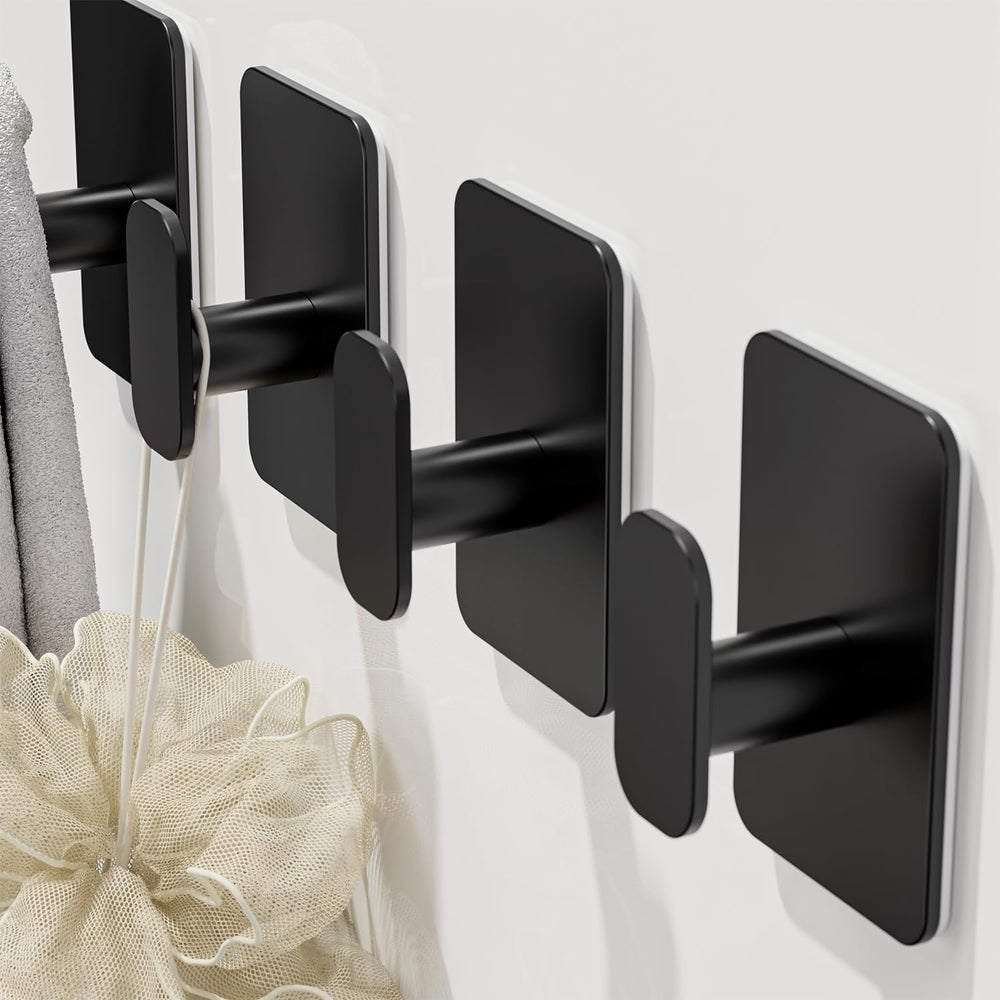Eowihor en uso en ducha sosteniendo toalla, ideal para ambientes húmedos