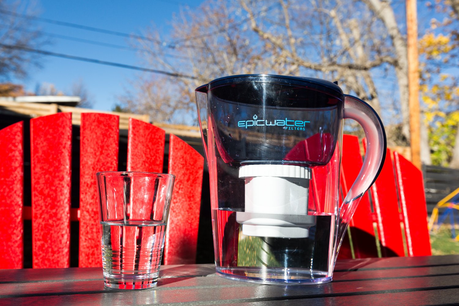 Epic Water Filters etiqueta con certificaciones NSF/ANSI para tranquilidad