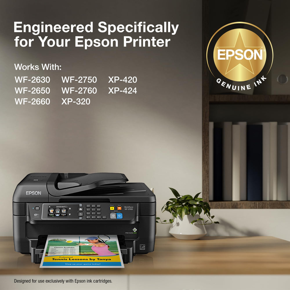 Epson cartuchos 220 instalados en impresora para impresiones fiables