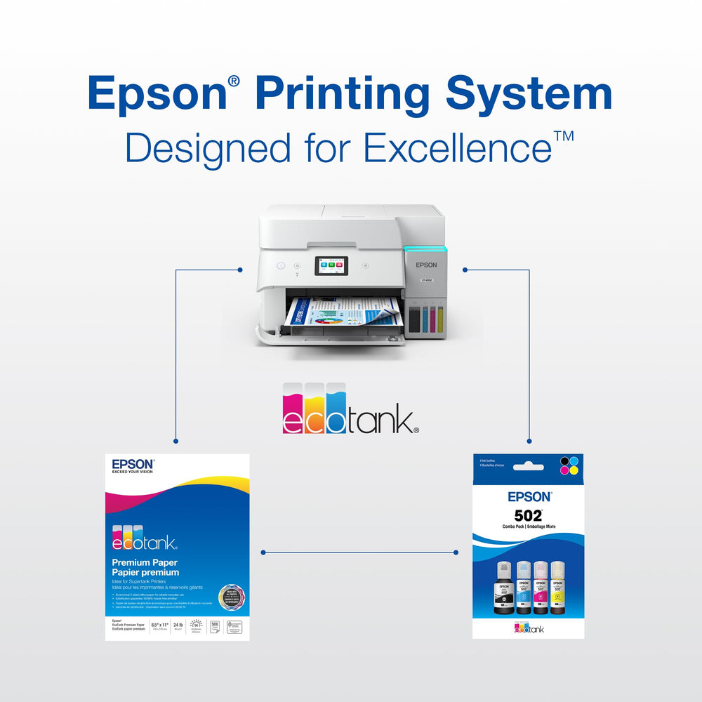 Epson impresión color con tinta 502 mostrando calidad y nitidez