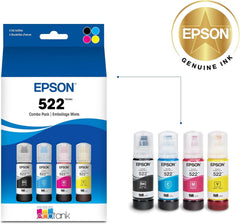 Epson bottle nozzle close-up highlighting EcoFit keyed design benefit