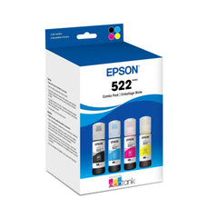 Epson 522 front packaging showing combo pack and benefits