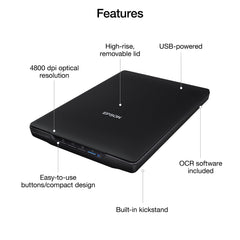 Epson V19 II botones de un toque para escanear rápido y sencillo