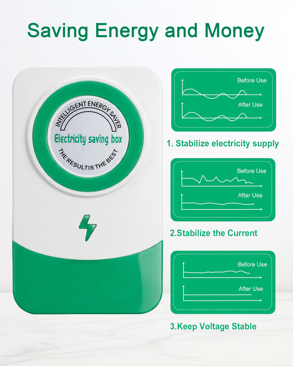 Eqoktx Stopwatt paquete de seis unidades listo para múltiples enchufes