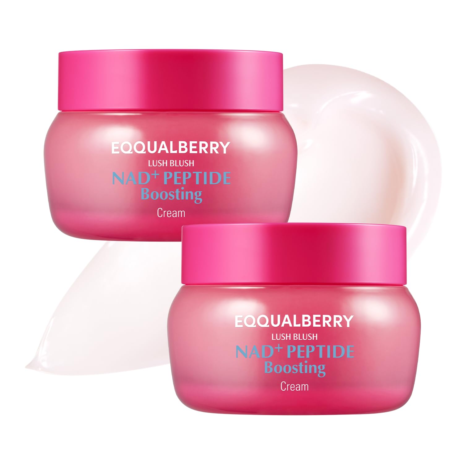 EQQUALBERRY crema doble pack frontal mostrando envases y beneficio reafirmante