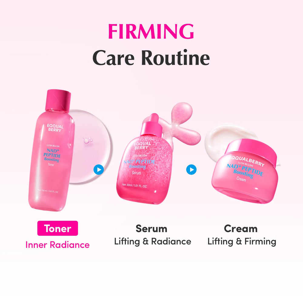 EQQUALBERRY tónico en baño elegante transmitiendo rutina diaria