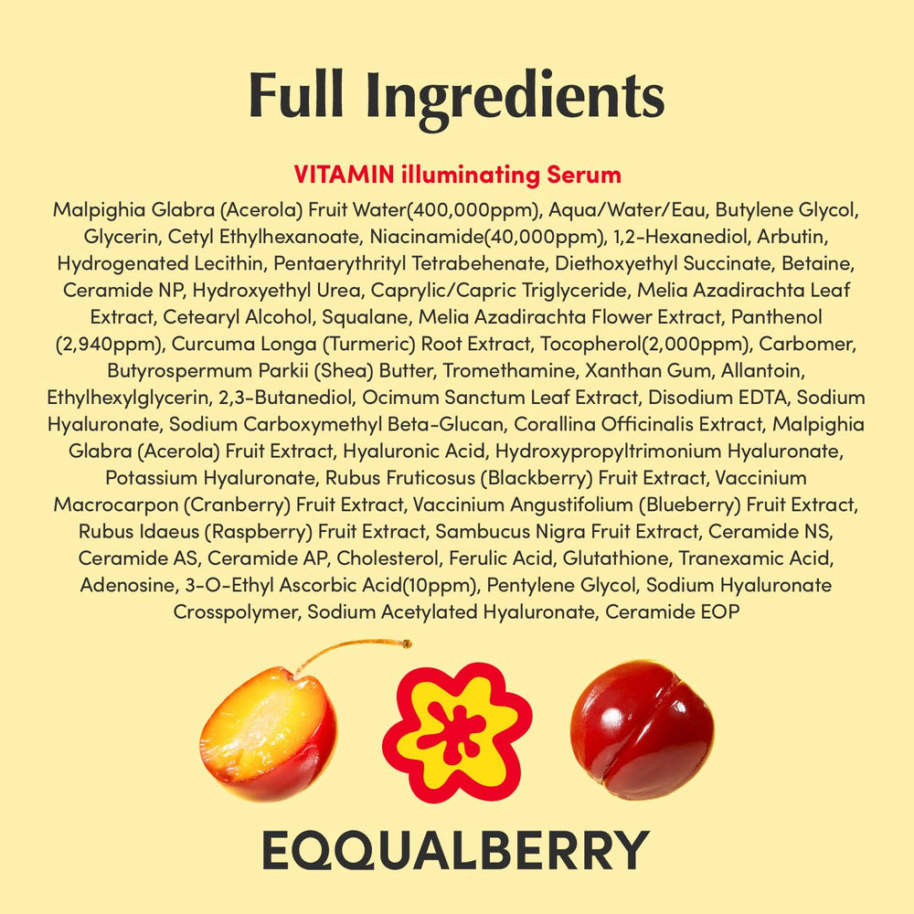 EQQUALBERRY producto en ambiente de rutina matutina junto a protector solar