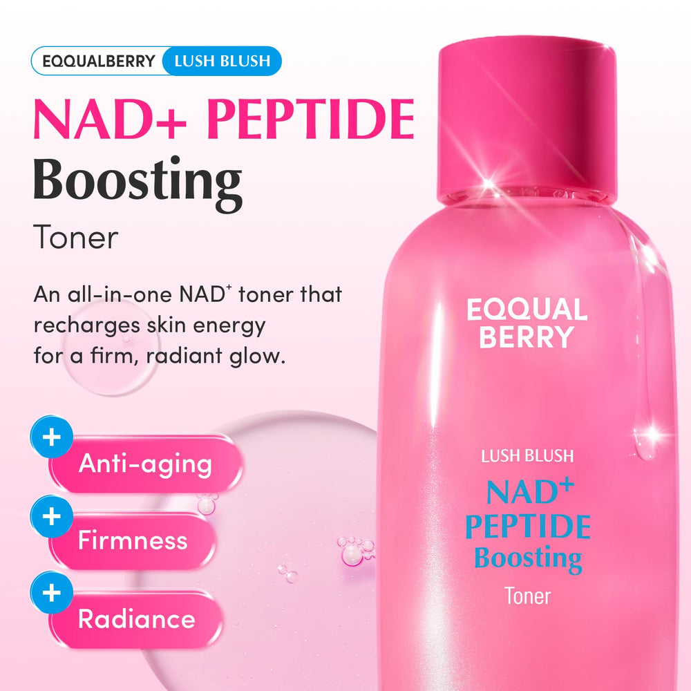 EQQUALBERRY textura rosa del tónico ligera y de rápida absorción