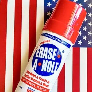 Erase-A-Hole uso portátil en oficina para retoques sin ensuciar