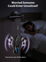 ERYITRDK colgado en maleta activando alarma antirrobo, protege equipaje