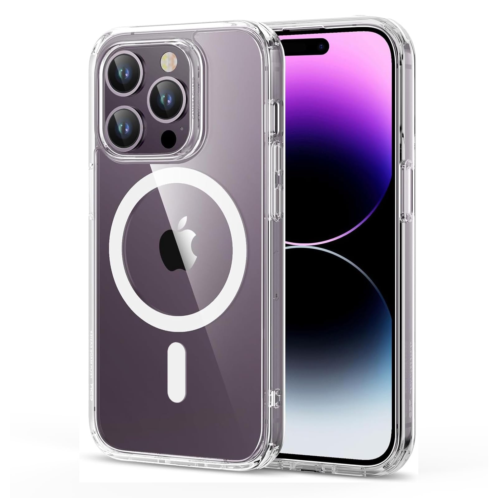 ESR funda frontal mostrando protección y estética del iPhone