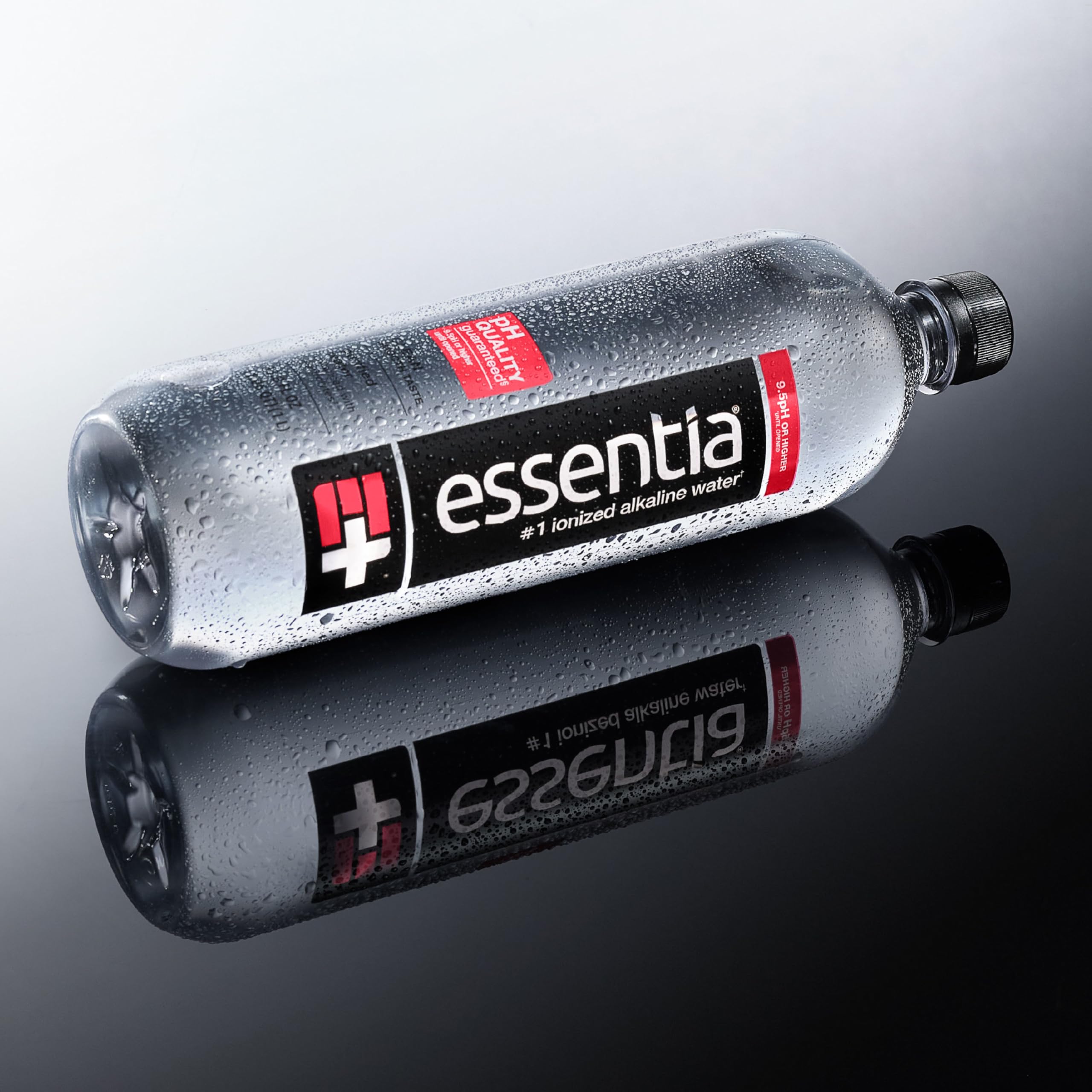 Essentia botella en exterior mostrando hidratación en actividad