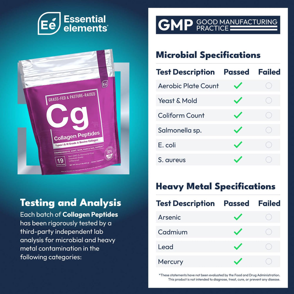 Essential Elements polvo textura fina listo para disolver rápidamente