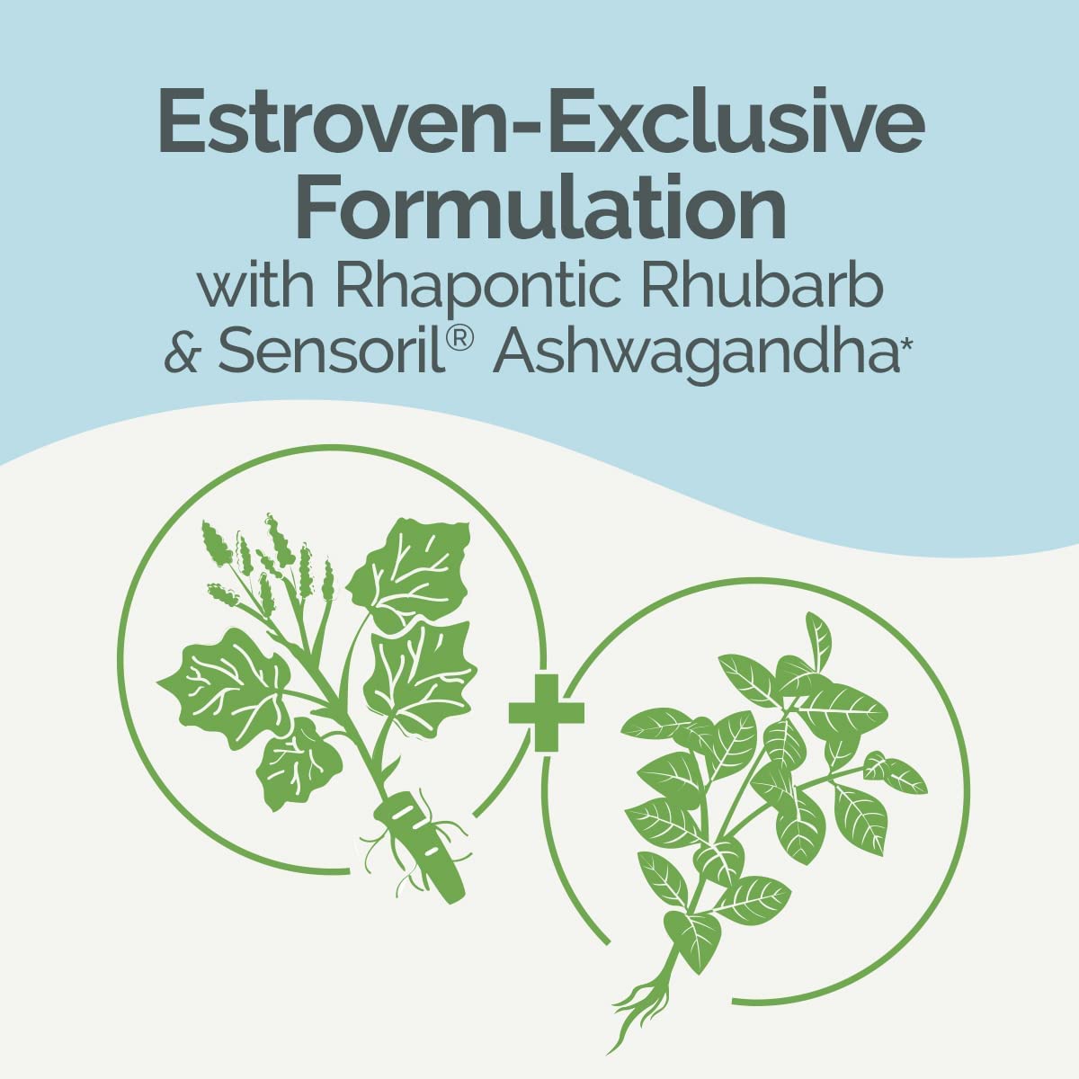 Estroven etiqueta de ingredientes con ERr 731 y ashwagandha destacados
