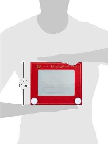 Etch A Sketch detalle de la pantalla mágica mostrando textura y posibilidad creativa