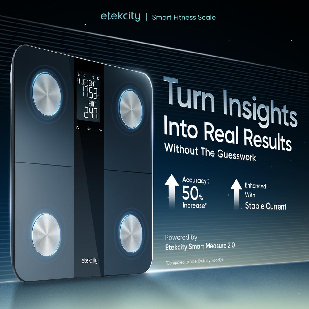 Etekcity detalles de electrodos que mejoran exactitud y consistencia