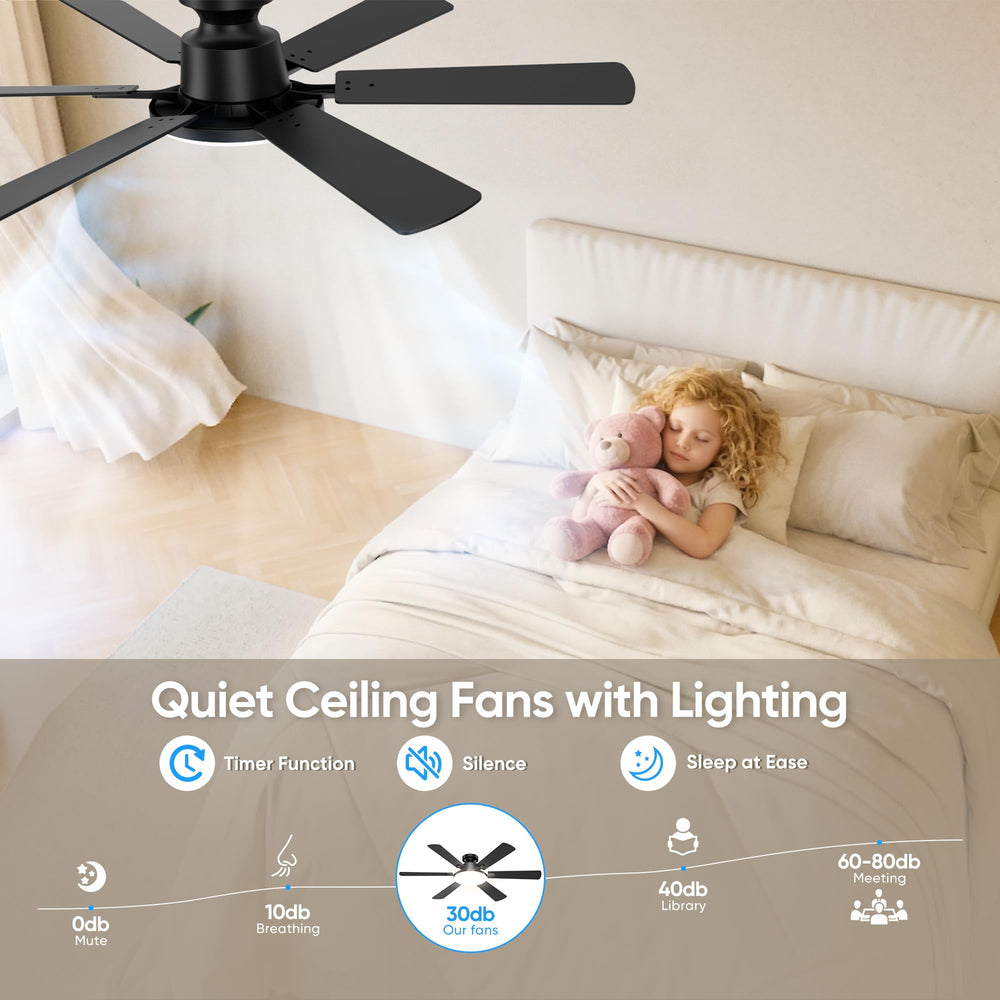 Eterfun ventilador ambiente moderno integrando luz y ventilación funcional